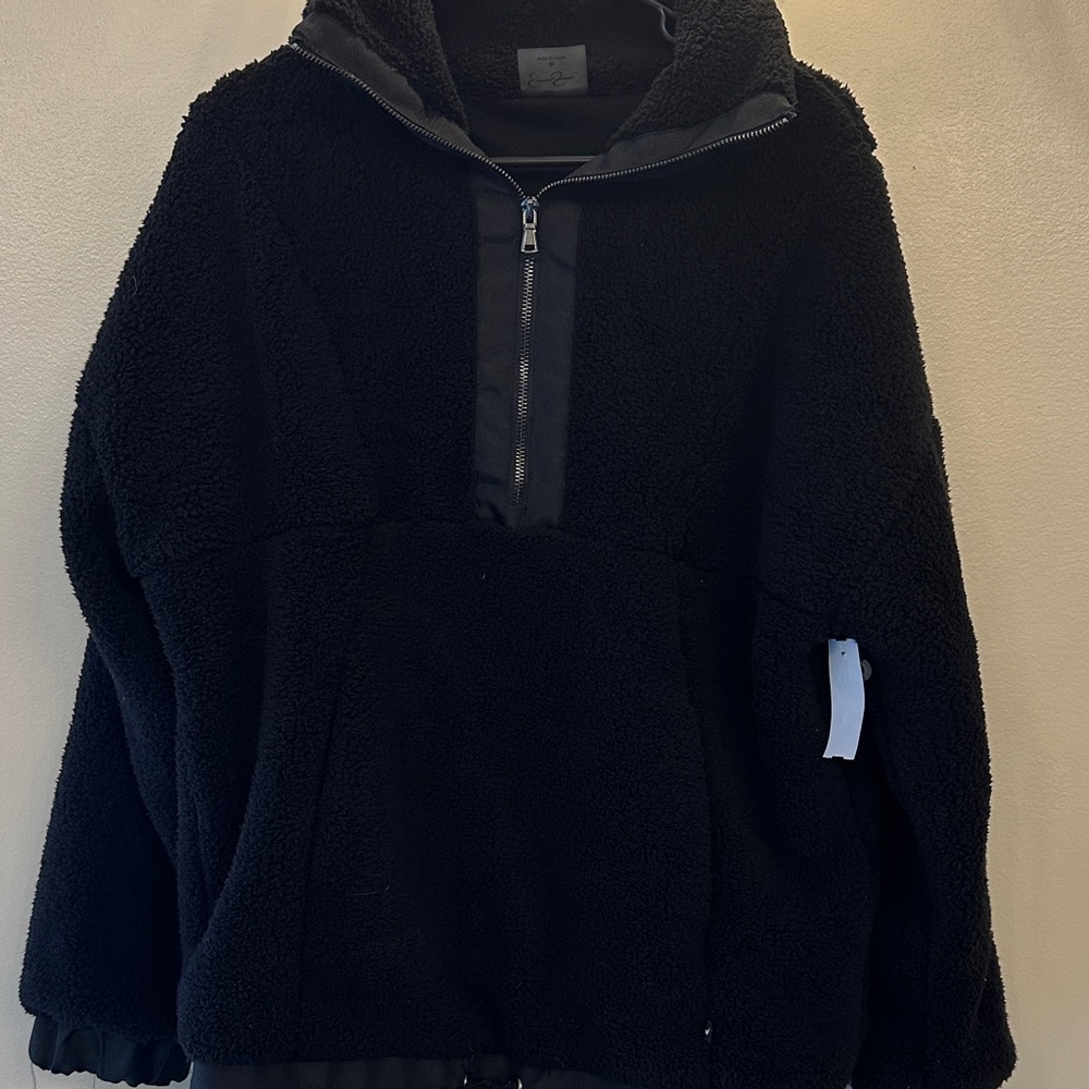 Jessica Simpson Black Fleece Hoodie soft ! Made big. Medium .